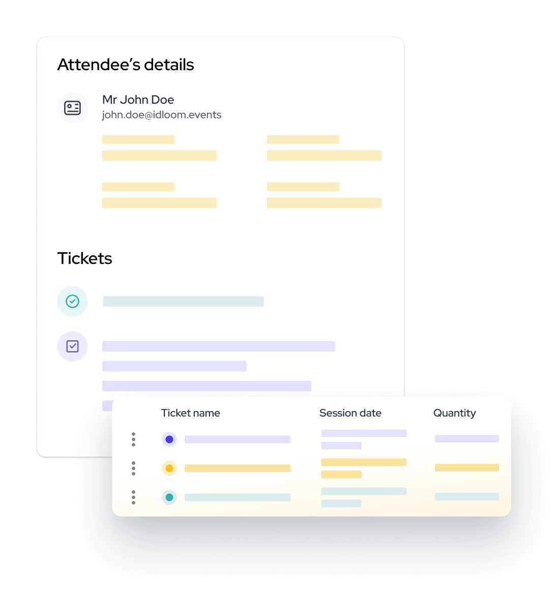 idloom event registration software preview